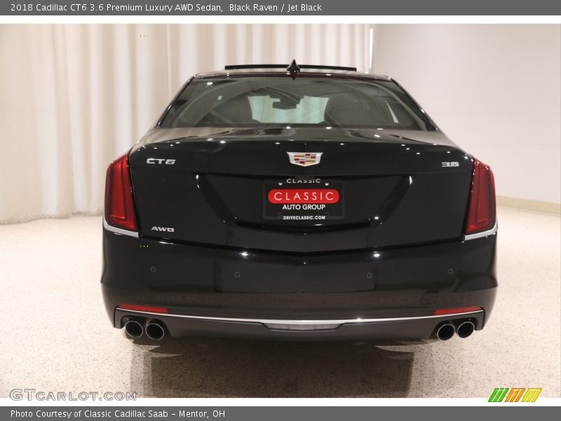 Black Raven / Jet Black 2018 Cadillac CT6 3.6 Premium Luxury AWD Sedan