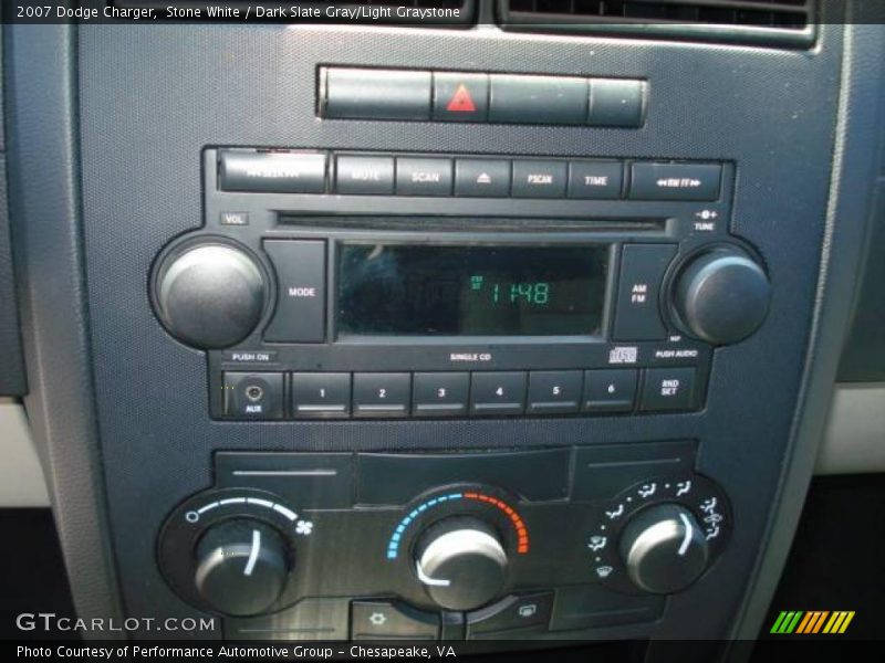 Stone White / Dark Slate Gray/Light Graystone 2007 Dodge Charger