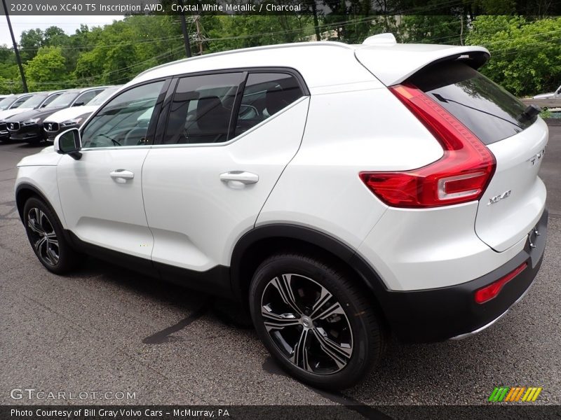 Crystal White Metallic / Charcoal 2020 Volvo XC40 T5 Inscription AWD