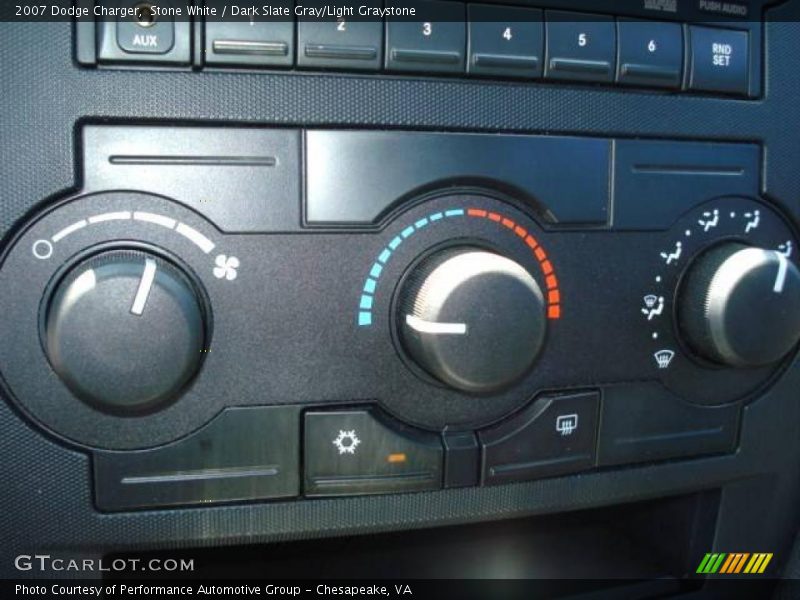 Stone White / Dark Slate Gray/Light Graystone 2007 Dodge Charger