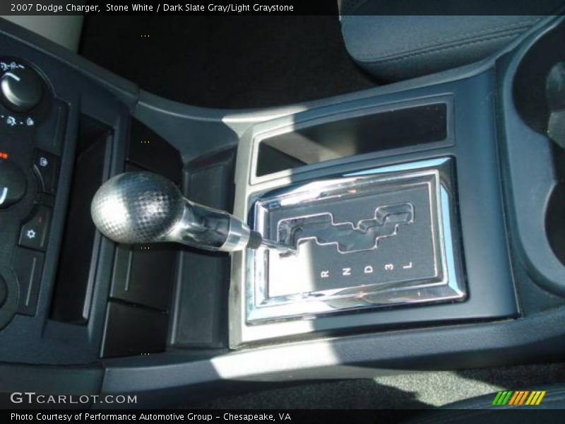 Stone White / Dark Slate Gray/Light Graystone 2007 Dodge Charger