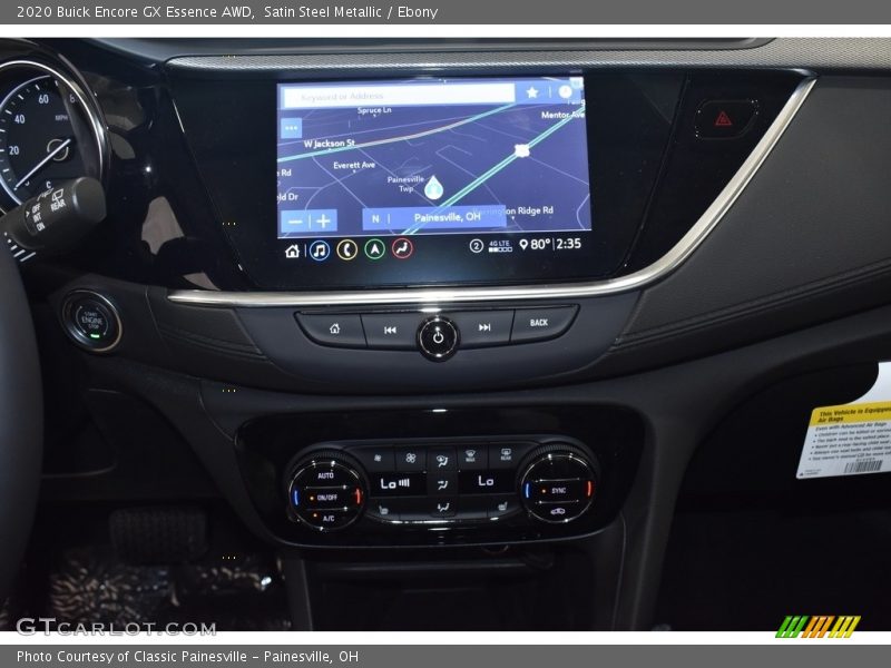 Satin Steel Metallic / Ebony 2020 Buick Encore GX Essence AWD