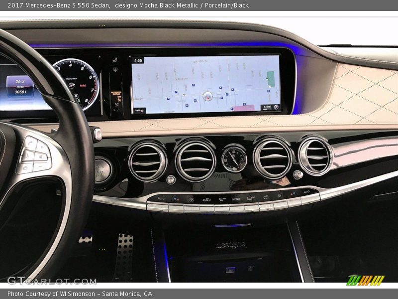 Navigation of 2017 S 550 Sedan