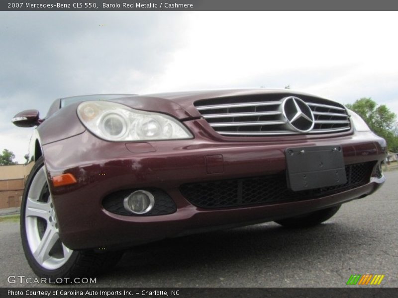 Barolo Red Metallic / Cashmere 2007 Mercedes-Benz CLS 550