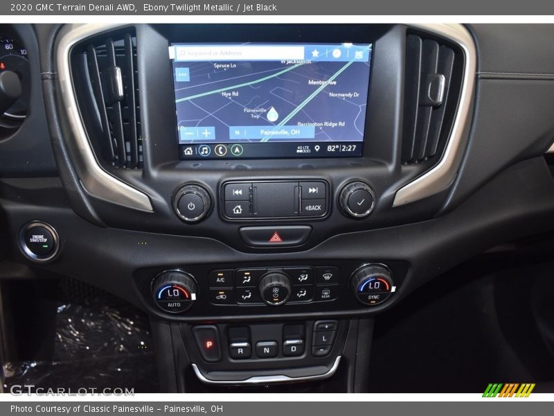 Ebony Twilight Metallic / Jet Black 2020 GMC Terrain Denali AWD