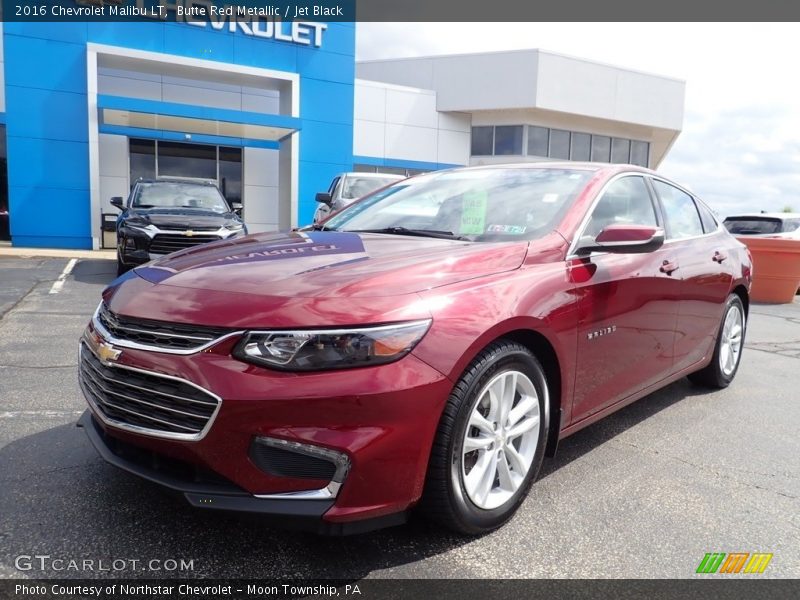 Butte Red Metallic / Jet Black 2016 Chevrolet Malibu LT