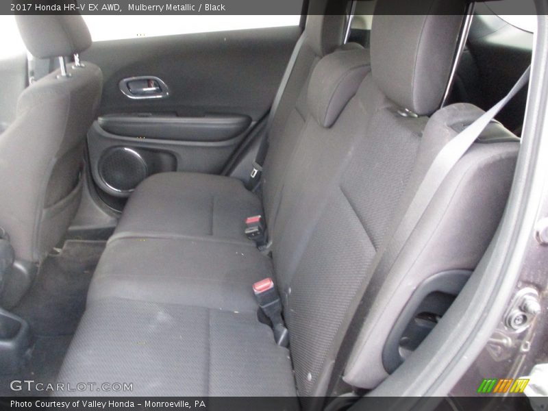 Mulberry Metallic / Black 2017 Honda HR-V EX AWD