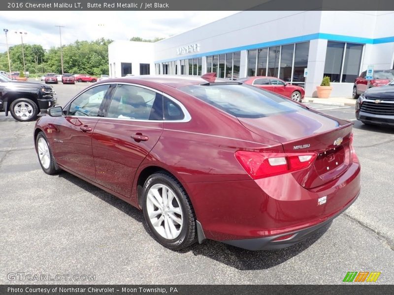 Butte Red Metallic / Jet Black 2016 Chevrolet Malibu LT