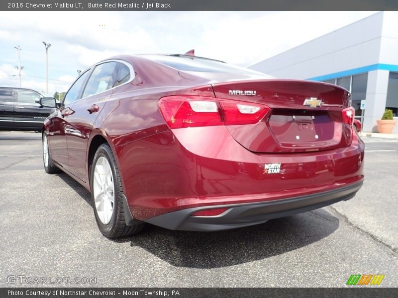 Butte Red Metallic / Jet Black 2016 Chevrolet Malibu LT