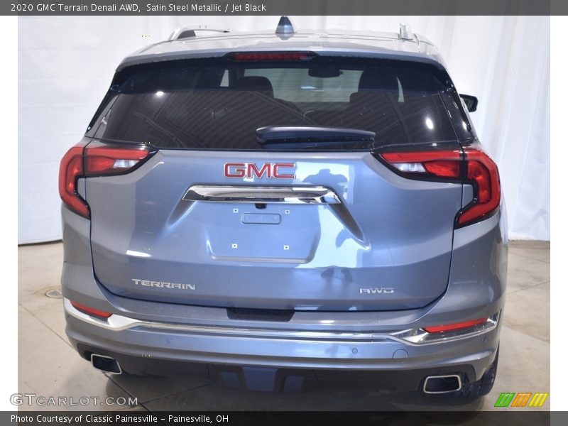 Satin Steel Metallic / Jet Black 2020 GMC Terrain Denali AWD