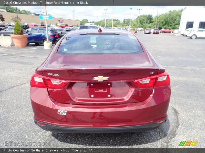 Butte Red Metallic / Jet Black 2016 Chevrolet Malibu LT