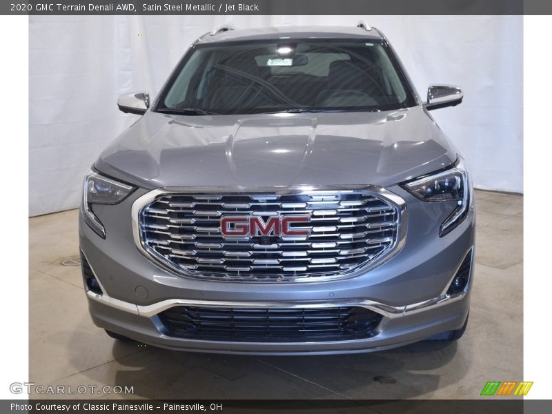 Satin Steel Metallic / Jet Black 2020 GMC Terrain Denali AWD