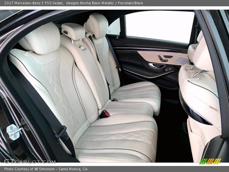 Rear Seat of 2017 S 550 Sedan