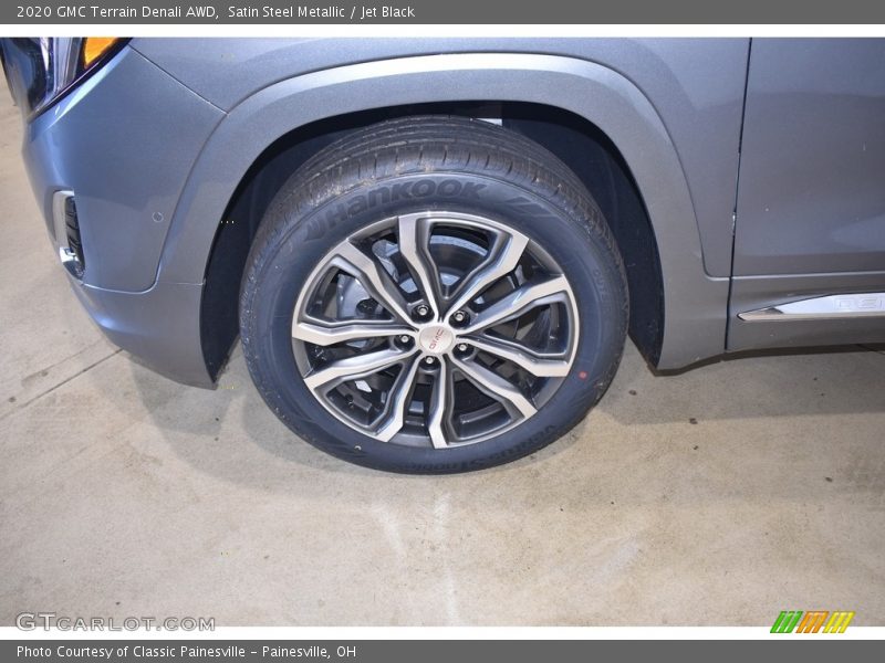 Satin Steel Metallic / Jet Black 2020 GMC Terrain Denali AWD