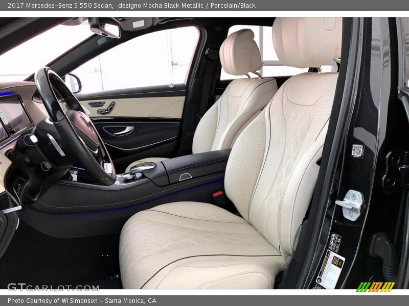 Front Seat of 2017 S 550 Sedan