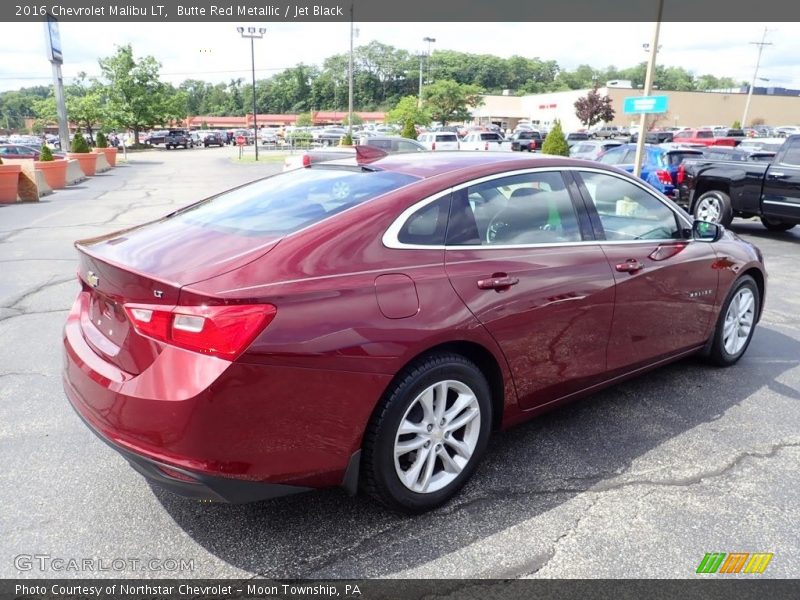 Butte Red Metallic / Jet Black 2016 Chevrolet Malibu LT