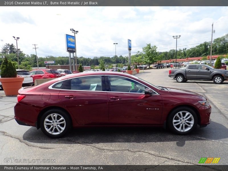 Butte Red Metallic / Jet Black 2016 Chevrolet Malibu LT
