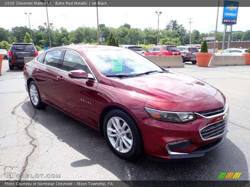 Butte Red Metallic / Jet Black 2016 Chevrolet Malibu LT