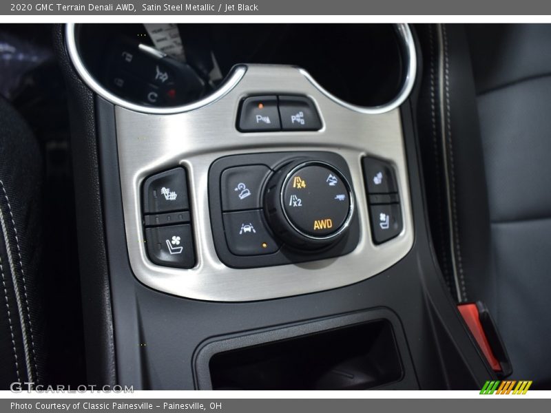 Satin Steel Metallic / Jet Black 2020 GMC Terrain Denali AWD