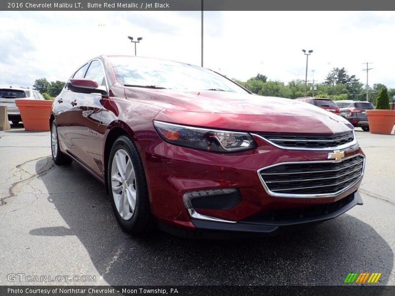 Butte Red Metallic / Jet Black 2016 Chevrolet Malibu LT