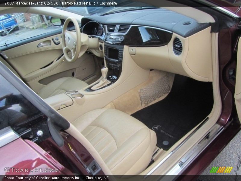 Barolo Red Metallic / Cashmere 2007 Mercedes-Benz CLS 550