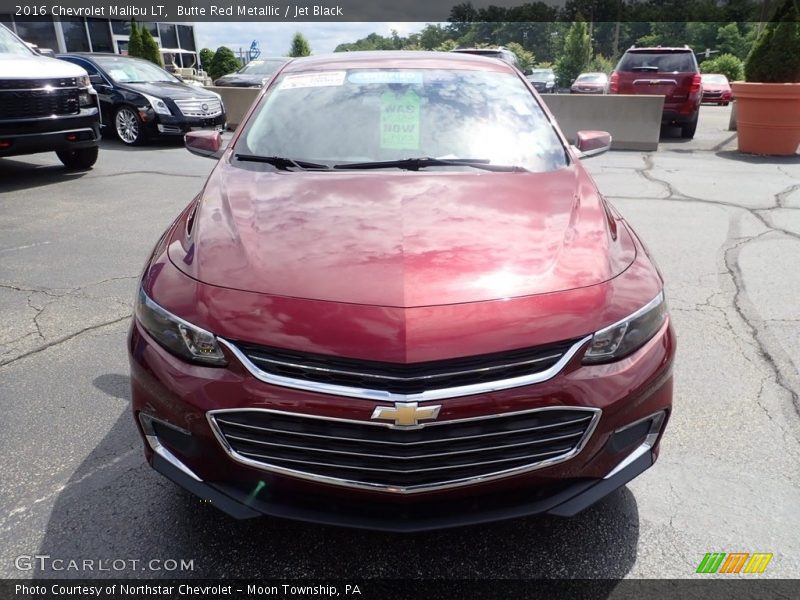 Butte Red Metallic / Jet Black 2016 Chevrolet Malibu LT
