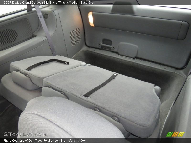 Stone White / Medium Slate Gray 2007 Dodge Grand Caravan SE