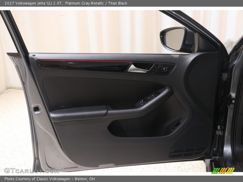 Platinum Gray Metallic / Titan Black 2017 Volkswagen Jetta GLI 2.0T