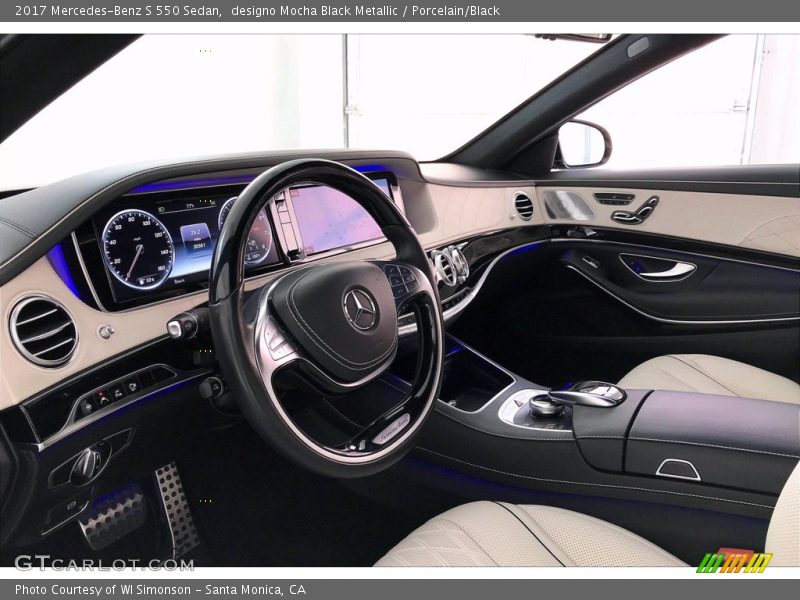Porcelain/Black Interior - 2017 S 550 Sedan 