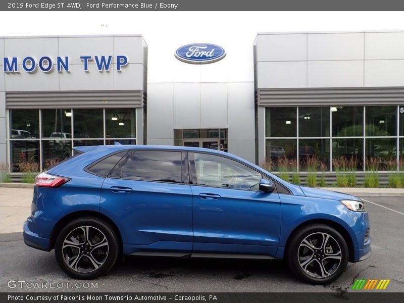 Ford Performance Blue / Ebony 2019 Ford Edge ST AWD