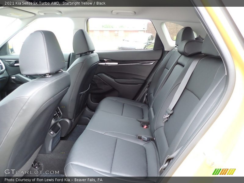 Starbright Yellow / Black 2021 Kia Seltos SX Turbo AWD