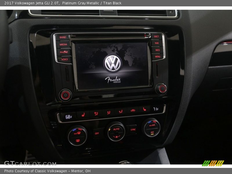 Platinum Gray Metallic / Titan Black 2017 Volkswagen Jetta GLI 2.0T