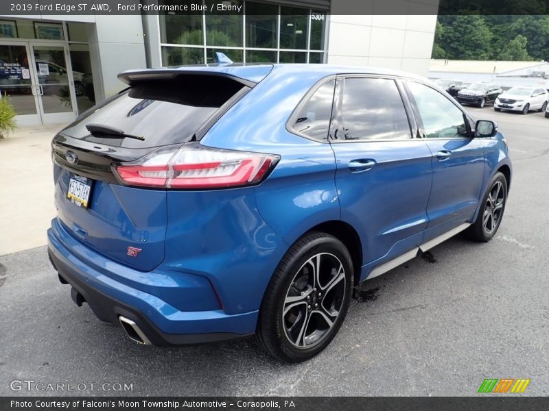 Ford Performance Blue / Ebony 2019 Ford Edge ST AWD