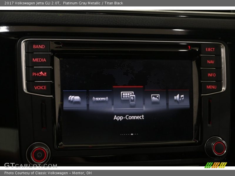 Platinum Gray Metallic / Titan Black 2017 Volkswagen Jetta GLI 2.0T