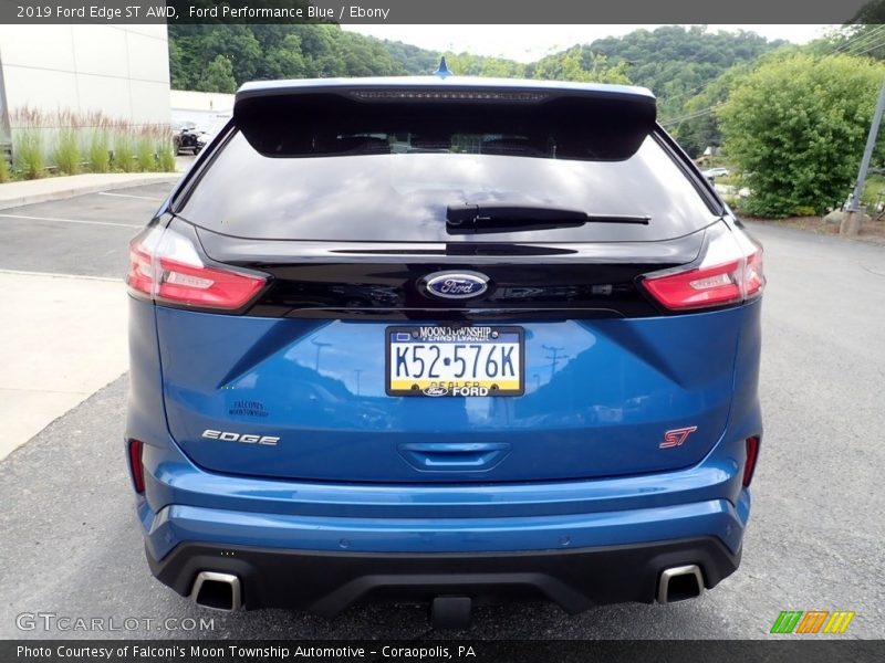 Ford Performance Blue / Ebony 2019 Ford Edge ST AWD