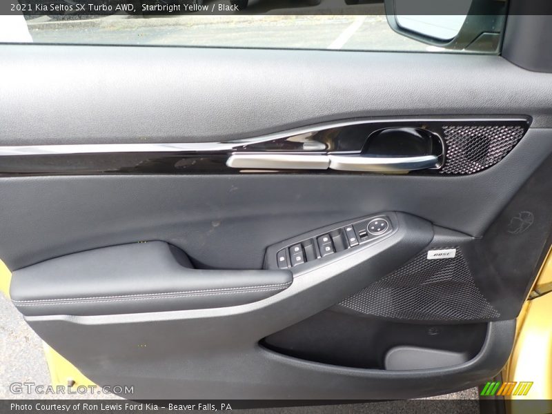 Starbright Yellow / Black 2021 Kia Seltos SX Turbo AWD