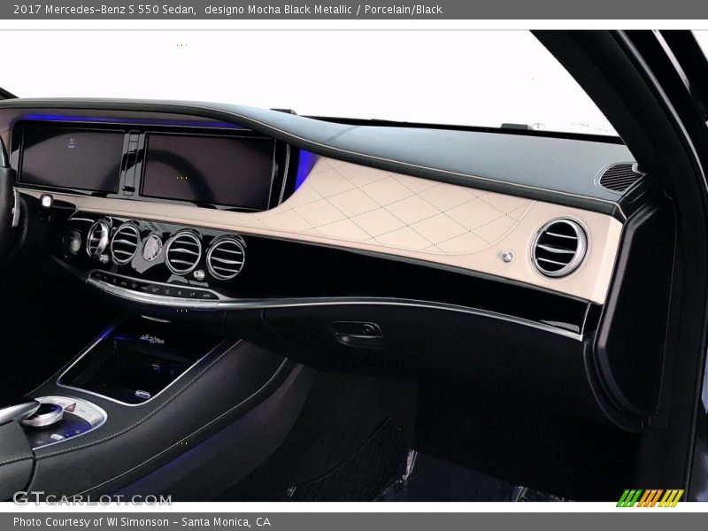 designo Mocha Black Metallic / Porcelain/Black 2017 Mercedes-Benz S 550 Sedan