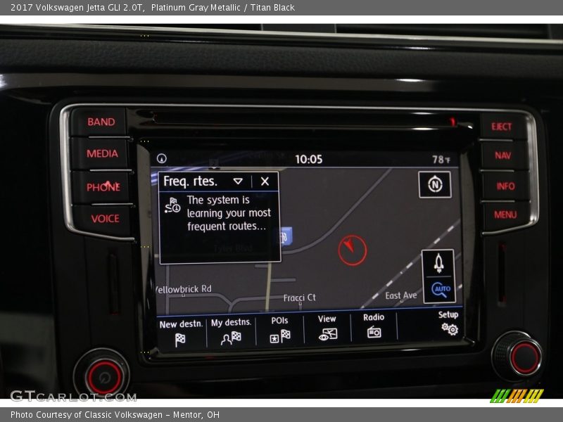 Platinum Gray Metallic / Titan Black 2017 Volkswagen Jetta GLI 2.0T