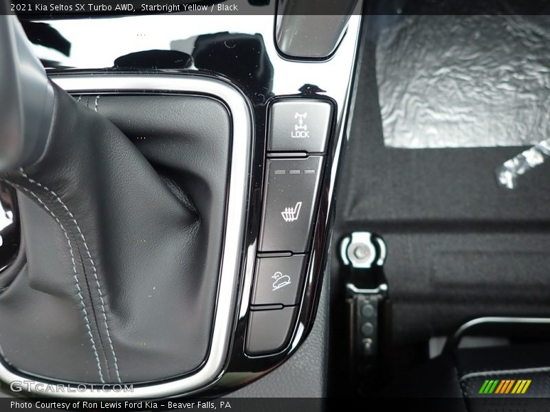Starbright Yellow / Black 2021 Kia Seltos SX Turbo AWD