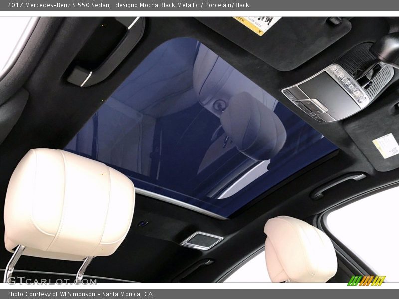 Sunroof of 2017 S 550 Sedan
