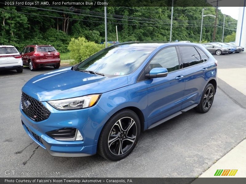 Ford Performance Blue / Ebony 2019 Ford Edge ST AWD