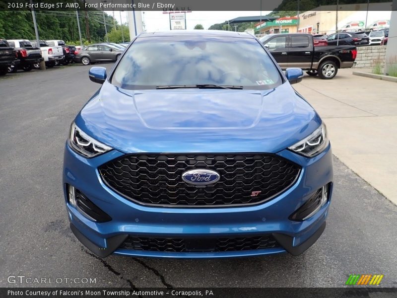 Ford Performance Blue / Ebony 2019 Ford Edge ST AWD