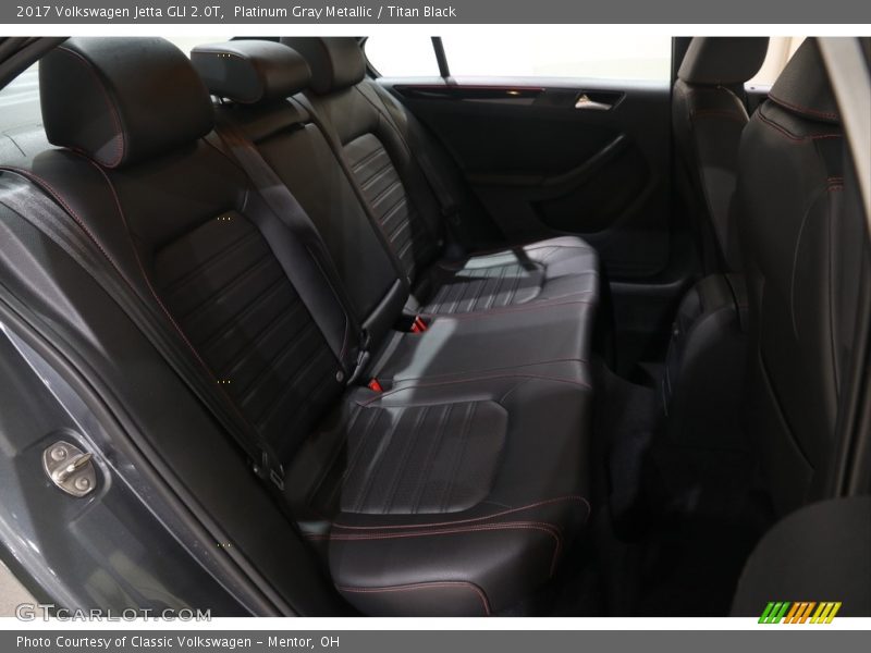 Platinum Gray Metallic / Titan Black 2017 Volkswagen Jetta GLI 2.0T