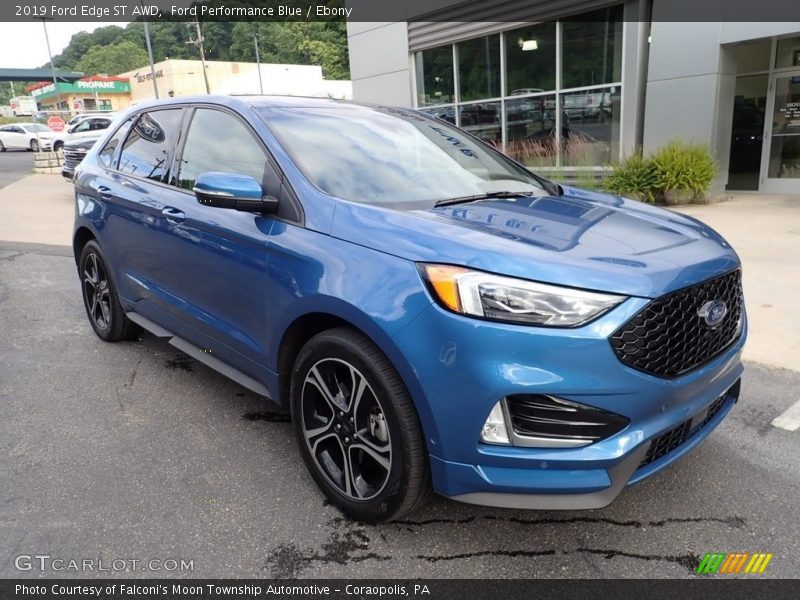 Ford Performance Blue / Ebony 2019 Ford Edge ST AWD
