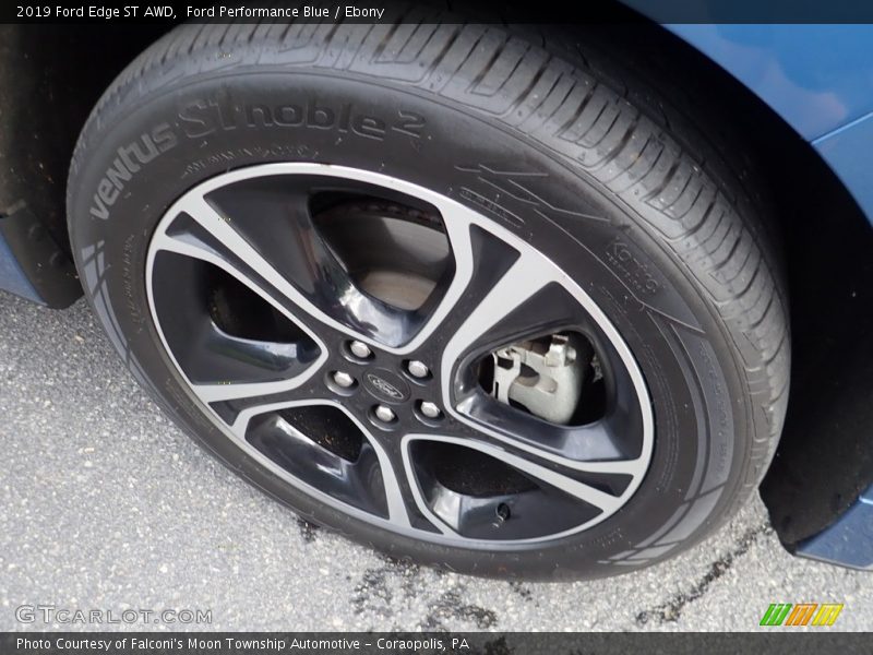 Ford Performance Blue / Ebony 2019 Ford Edge ST AWD