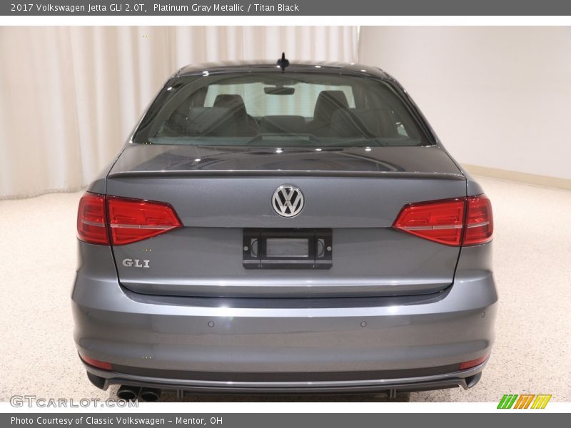 Platinum Gray Metallic / Titan Black 2017 Volkswagen Jetta GLI 2.0T