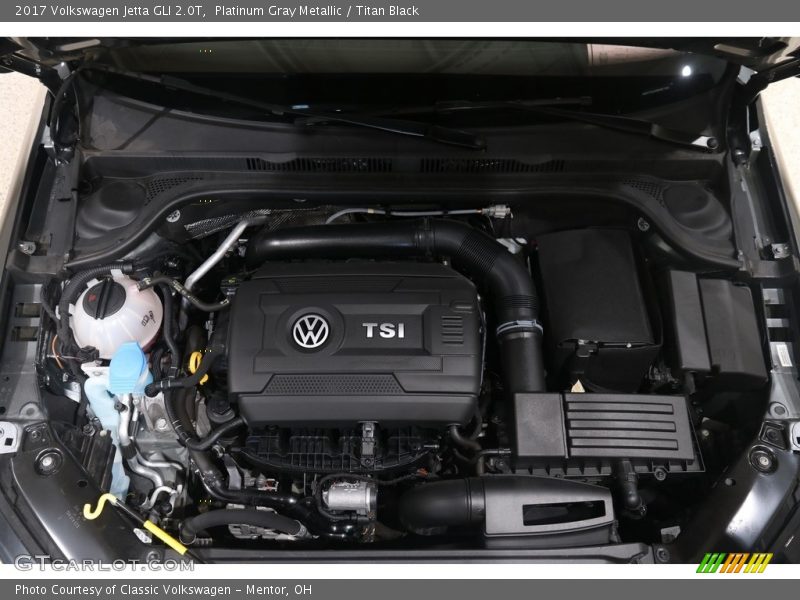 Platinum Gray Metallic / Titan Black 2017 Volkswagen Jetta GLI 2.0T