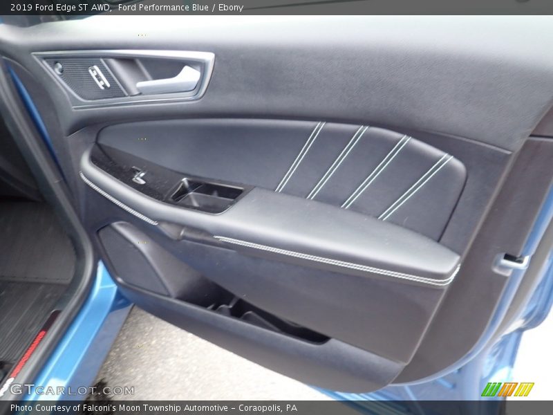 Ford Performance Blue / Ebony 2019 Ford Edge ST AWD