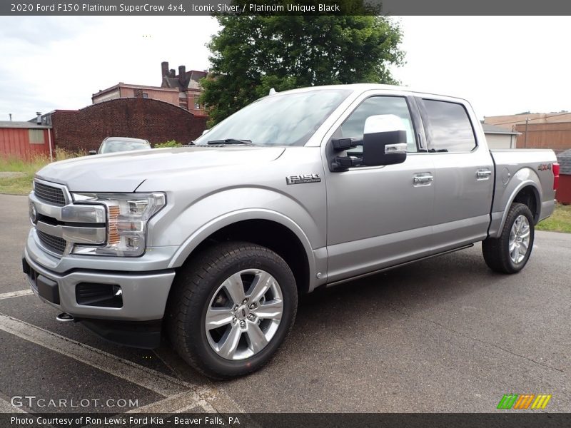 Iconic Silver / Platinum Unique Black 2020 Ford F150 Platinum SuperCrew 4x4