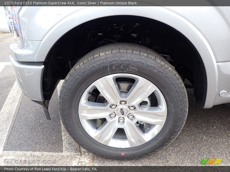 Iconic Silver / Platinum Unique Black 2020 Ford F150 Platinum SuperCrew 4x4